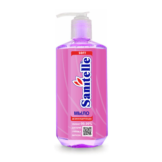 Дезинфицирующее мыло Sanitelle Soft